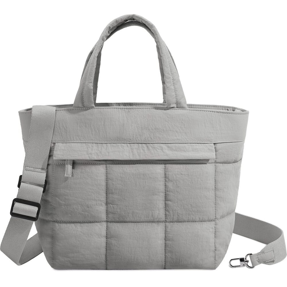 6660 Small Puffer Tote Bag , Lightweight Mini Quilted Crossbody Cute